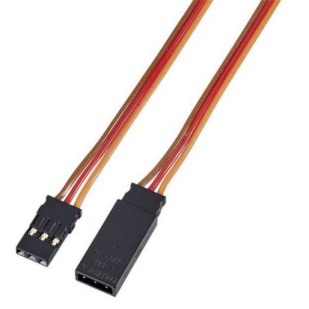 Prolunga servo JR 3x0,14 mmq flat in PVC 50cm - 31315